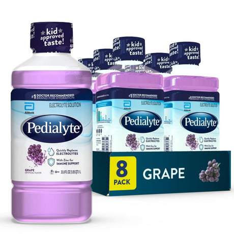 Pedialyte Oral Electrolyte Solution, Unflavored, 2 oz