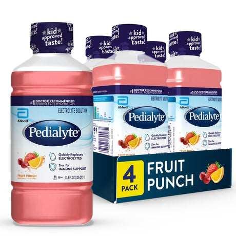 Pedialyte Oral Electrolyte Solution, Unflavored, 2 oz