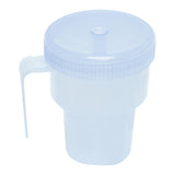 Kennedy One-Handled Spillproof Drinking Cup, 7 oz, Translucent, Plastic, Reusable - 60-1000 - LL Medico