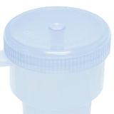 Kennedy One-Handled Spillproof Drinking Cup, 7 oz, Translucent, Plastic, Reusable - 60-1000 - LL Medico