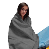 First Comfort Fleece Thermal Blanket, Gray, 40 x 80" - 60-FCB4080GREY-Case - LL Medico