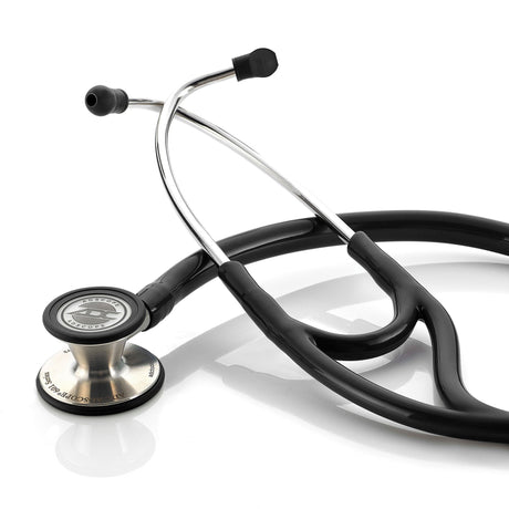 Adscope 601 Cardiology Stethoscope, Black, Convertible Chestpiece, 19" Tube