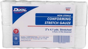 Dukal Conforming Bandage, 2 Inch x 4-1/10 Yard