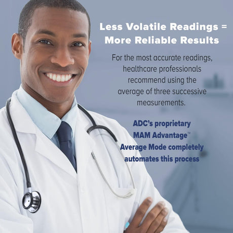 ADC Advantage Connect Digital Blood Pressure Monitor, Wide Range Arm Cuff, 22-42 cm