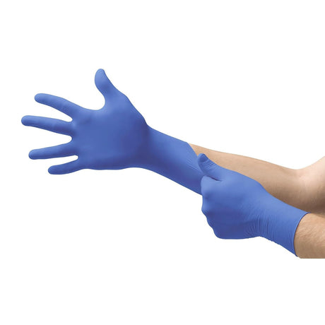Micro-Touch Nitrile Exam Gloves, Powder Free, Blue