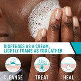 CeraVe Acne Foaming Cream Cleanser, Unscented, 5 fl oz