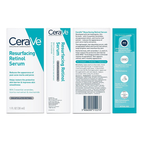 CeraVe Resurfacing Retinol Serum, Unscented, 1 fl oz