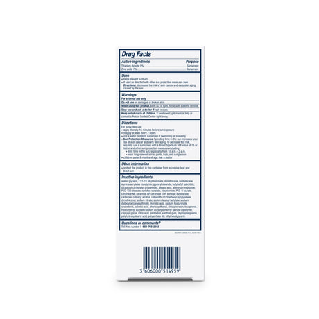 CeraVe Hydrating Mineral Sunscreen Face SPF 50 Lotion, Unscented, 2.5 oz