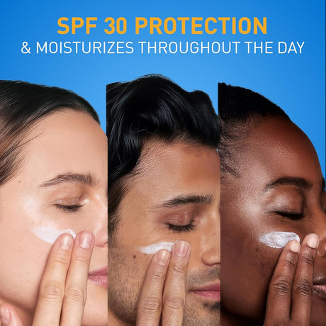 CeraVe AM Facial Moisturizing Lotion with Sunscreen SPF 30, Unscented, 3 fl oz