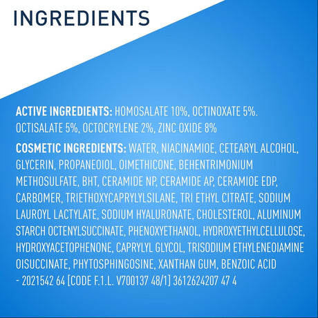 CeraVe AM Facial Moisturizing Lotion with Sunscreen SPF 30, Unscented, 3 fl oz