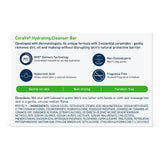 CeraVe Hydrating Cleanser Bar for Normal to Dry Skin, Unscented, 4.5 oz