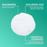 CeraVe Foaming Facial Cleanser for Normal to Oily Skin, Unscented, 16 Fl Oz