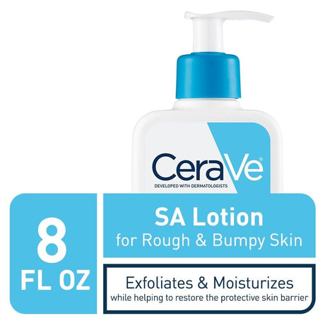 CeraVe SA Lotion for Rough and Bumpy Skin Unscented, 8 Fl Oz