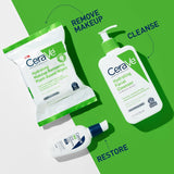 CeraVe Hydrating Makeup Removing Plant-Based Wipes, Unscented, Pack of 25