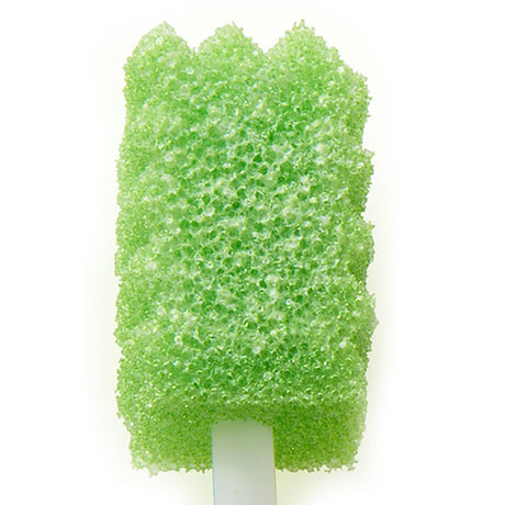 Toothette Plus Oral Swabs Foam Tip, Green, Untreated, Pack of 20