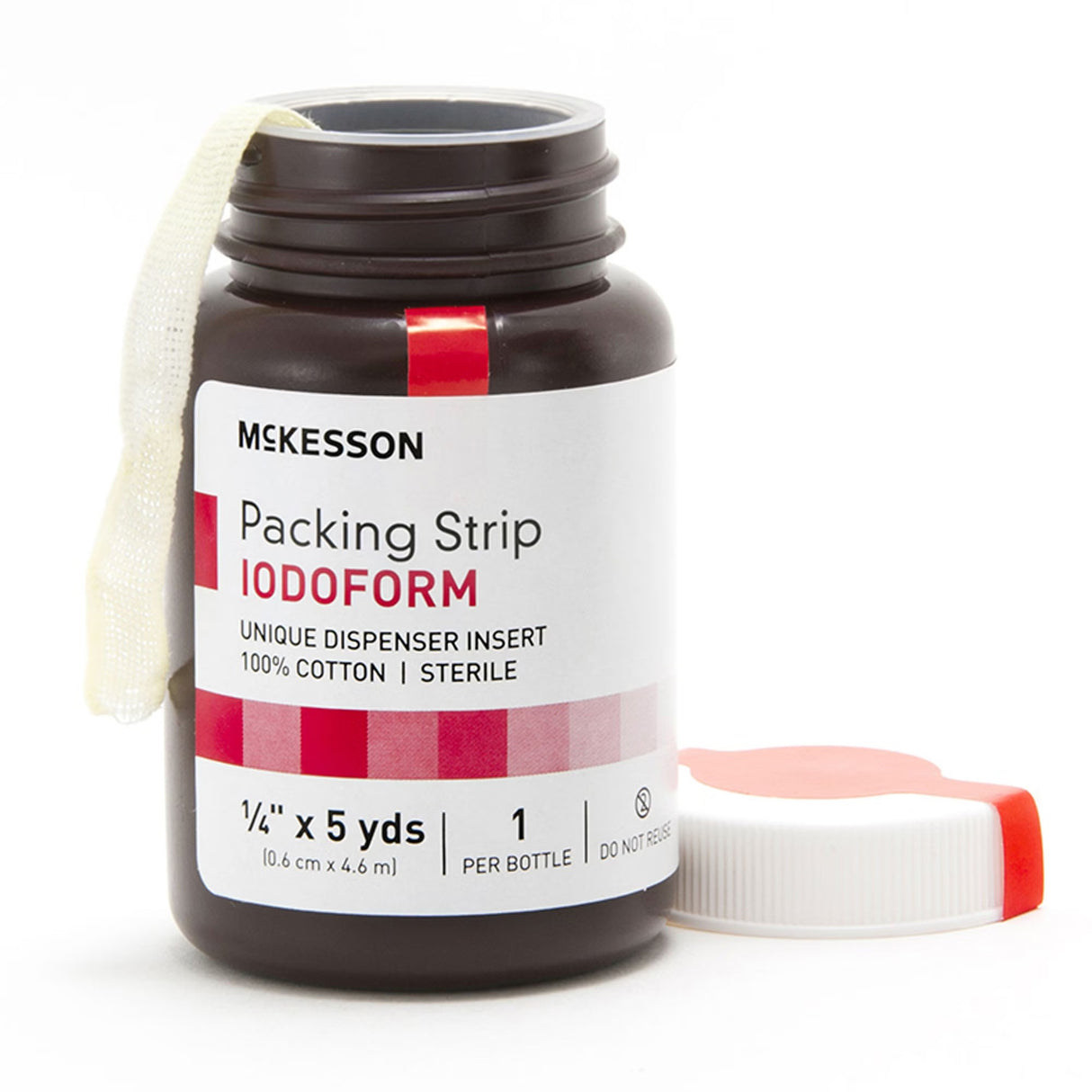 McKesson Iodoform Wound Packing Strip, ¼ Inch x 5 Yard