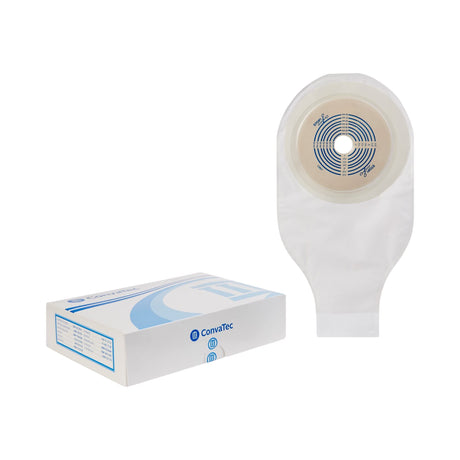 ConvaTec ActiveLife One-Piece Colostomy Pouch, Flat, Pre-Cut, Transparent, 12-Inch - 022765-Box - LL Medico