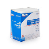 Dukal Nonwoven Sponge, Sterile, 4 x 4", 4-Ply, White, Rayon / Polyester - 6124-Box - LL Medico