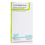 ComfortFoam Border Foam Wound Dressing with Silicone Adhesive, 10.2 x 20.4 cm