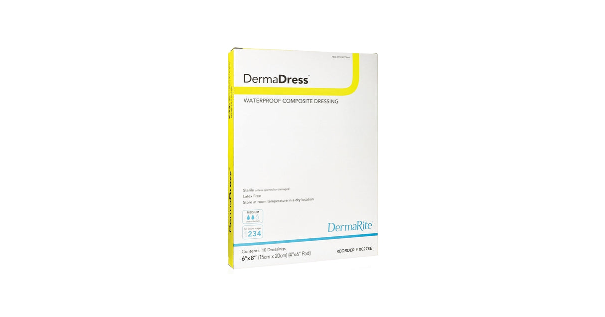 DermaDress Composite Dressing, 6 x 8 inch