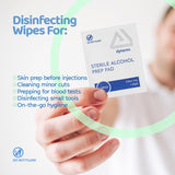 Dynarex Sterile Alcohol Prep Pads, Large