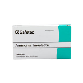 Safetec Ammonia / Alcohol Respiratory Stimulant Inhalant, 15% - 30% Strength - 62022 - LL Medico