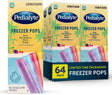 Pedialyte Freezer Pops Electrolyte Solution, Grape / Blue Raspberry / Cherry / Orange, 2.1 oz