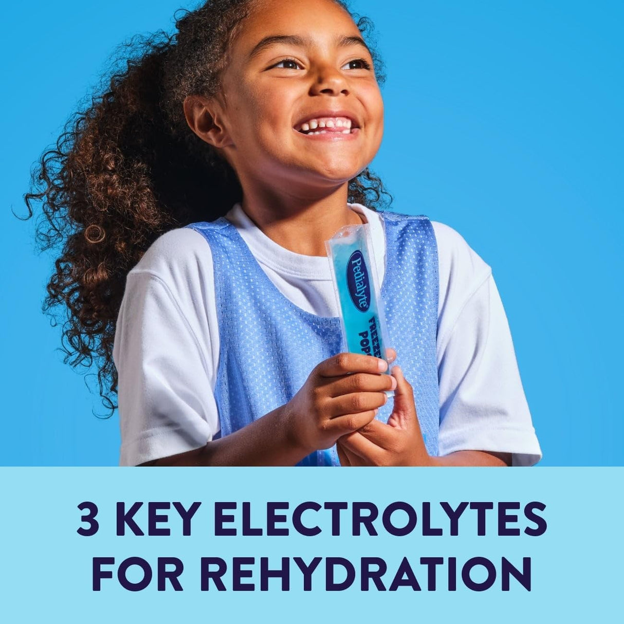 Pedialyte Freezer Pops Electrolyte Solution, Grape / Blue Raspberry / Cherry / Orange, 2.1 oz
