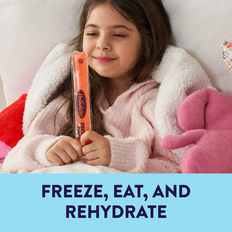 Pedialyte Freezer Pops Electrolyte Solution, Grape / Blue Raspberry / Cherry / Orange, 2.1 oz