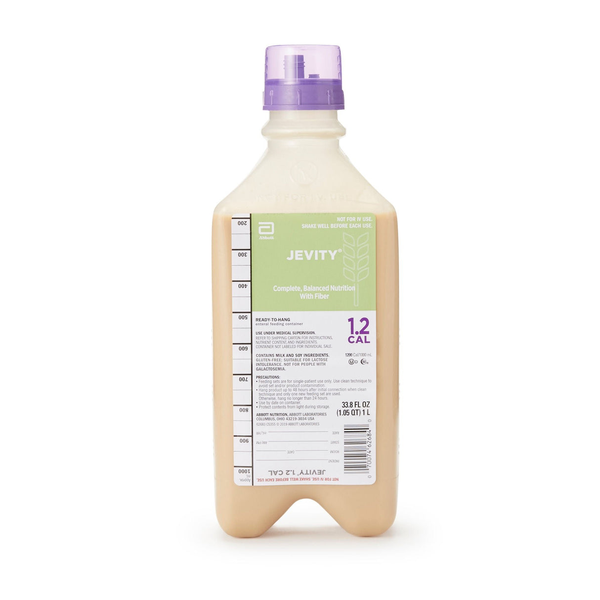 Jevity 1.2 Cal Tube Feeding Formula, Unflavored, 33.8 oz