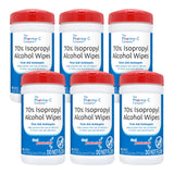 Pharma-C-Wipes Isopropyl Alcohol Antiseptic Wipes, 70%, Towelette - 63-200736K - LL Medico