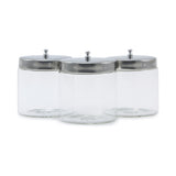 McKesson Sundry Jar, Unlabeled, Glass, Clear, 4 x 4 in - 63-4013 - LL Medico