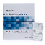 McKesson Pill Envelope, 3.5" x 2.25", White - 63-4415 - LL Medico