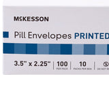 McKesson Pill Envelope, 3.5" x 2.25", White - 63-4415 - LL Medico