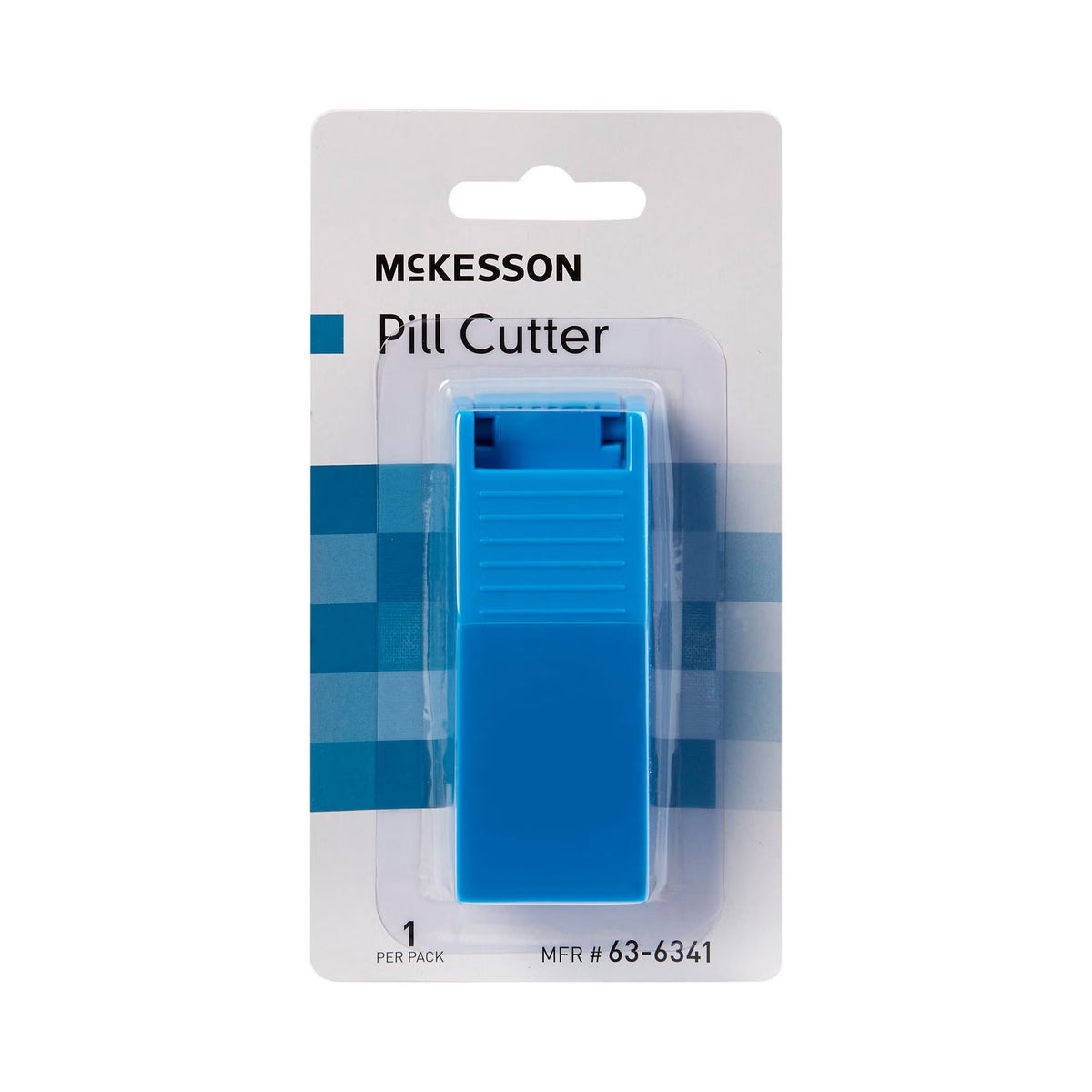 McKesson Pill Cutter, Hand Operated, Blue - 63-6341 - LL Medico