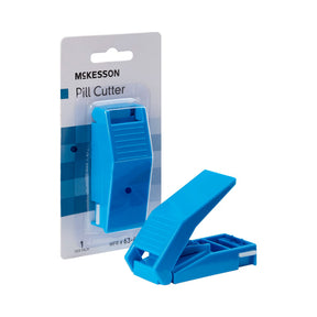 McKesson Pill Cutter, Hand Operated, Blue - 63-6341 - LL Medico