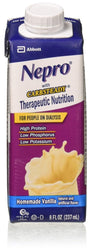 Nepro with Carbsteady Nutrition Shake, Homemade Vanilla, 8 oz