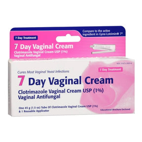 Taro Clotrimazole Vaginal Antifungal Cream, USP 1%, 1.5 oz Tube - 634244 - LL Medico
