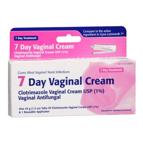 Taro Clotrimazole Vaginal Antifungal Cream, USP 1%, 1.5 oz Tube - 634244 - LL Medico