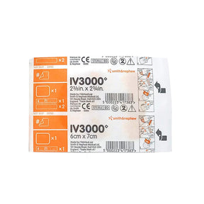 Smith & Nephew IV3000 Transparent Film IV Dressing, Sterile — 2.38" x 2.38"