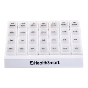 HealthSmart 7-Day Pill Organizer, 4 Dose, Large - 640-8223-0000 - LL Medico