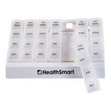 HealthSmart 7-Day Pill Organizer, 4 Dose, Large - 640-8223-0000 - LL Medico