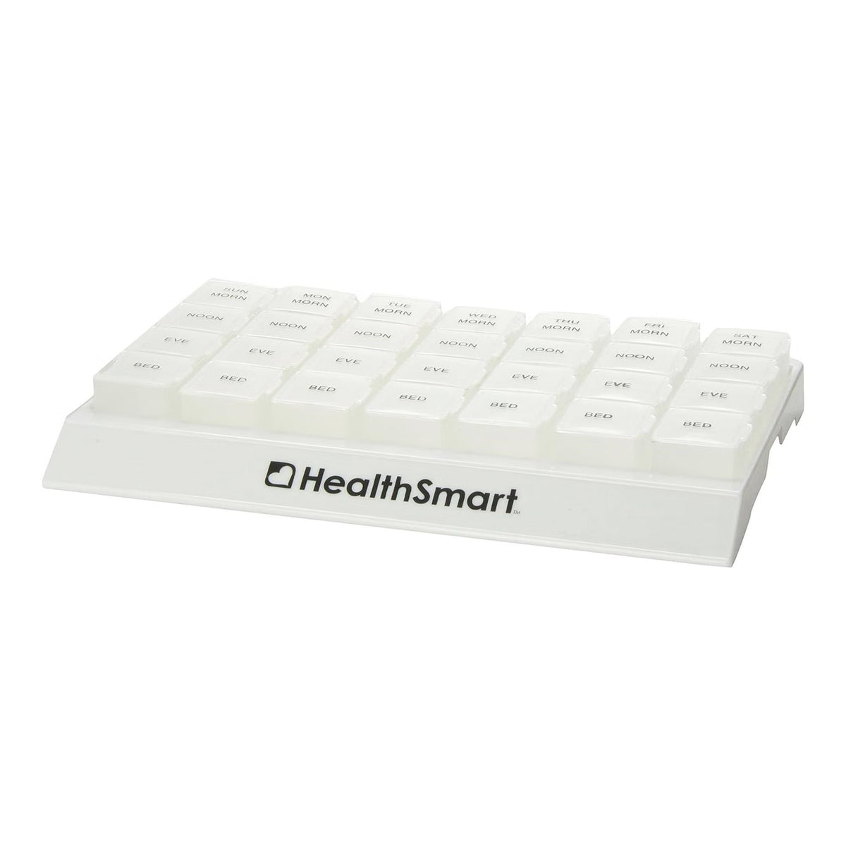 HealthSmart 7-Day Pill Organizer, 4 Dose, Large - 640-8223-0000 - LL Medico