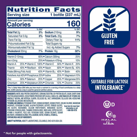 Ensure High Protein Nutrition Shake, Chocolate, 8 oz