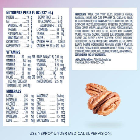 Nepro with Carbsteady Nutrition Shake, Butter Pecan, 8 oz