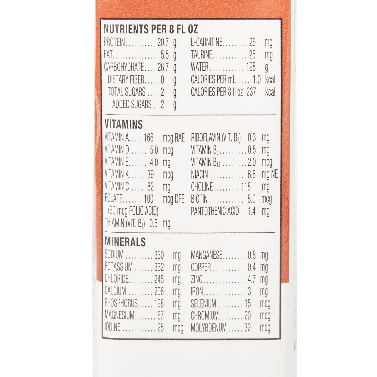 Vital HP Nutrition Shake, Unflavored, 8 oz
