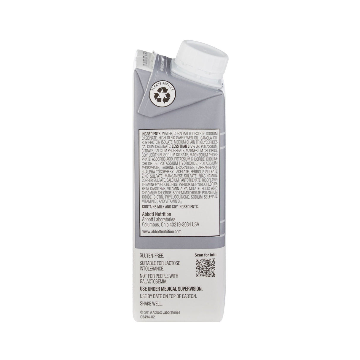 Osmolite 1.5 Cal Tube Feeding Formula, Unflavored, 8 oz