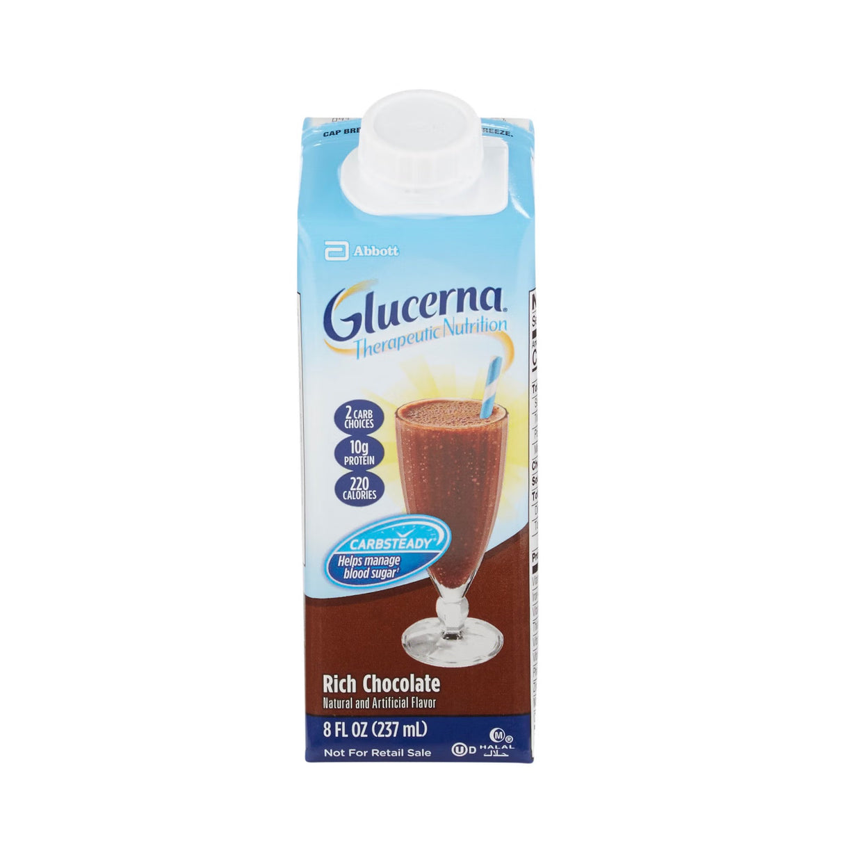 Glucerna Therapeutic Nutrition Shake, Rich Chocolate, 8 oz