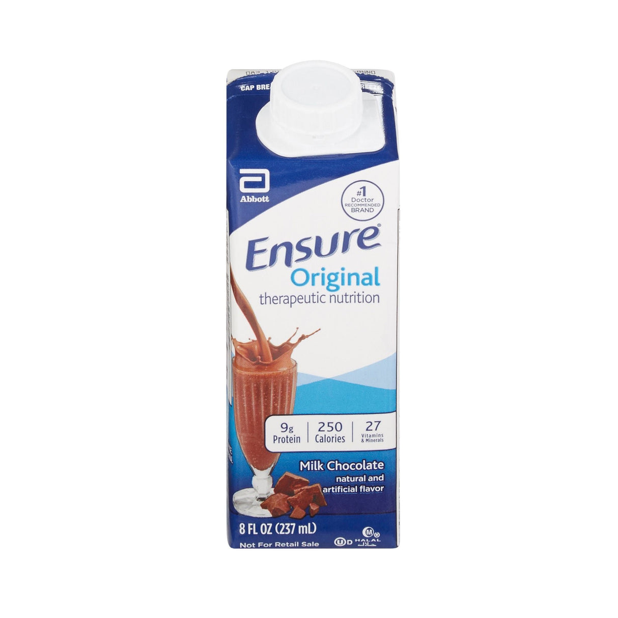 Ensure Original Therapeutic Nutrition Shake, Chocolate, 8 oz