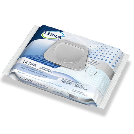 Tena ProSkin Ultra Adult Wipe, Unscented, 7.9" x 12.5"